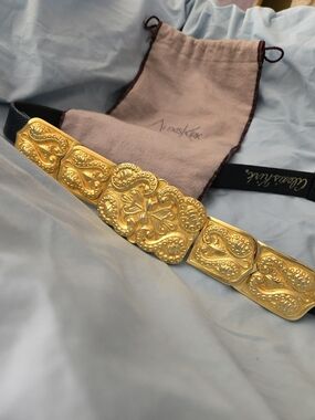 Alexis Kirk Gold Ornate Belt